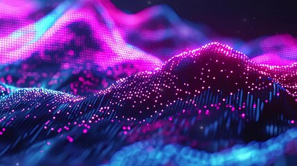 Cyber big data flow Blockchain data fields. Abstract technology background video background, wallpaper, footage
