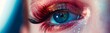 © sungedi - Eyes Smokey eyelashes Long makeup evening eye woman shot Closeup beautiful beauty female make-up model cosmetic lady eyebrow face fashion girl glamour hair constructed modern honed portrait style