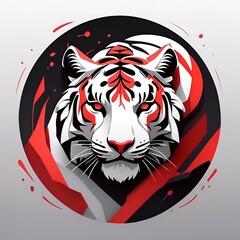 Wall Mural - tiger head vector