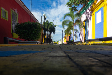 Wall Mural - colorful houses in city Venezuela	
