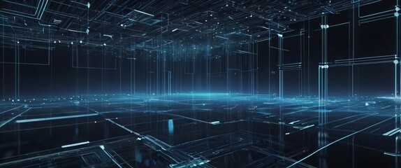 Abstract Digital Connections with Data and Blockchain Technology