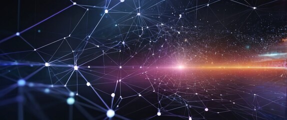 Abstract Digital Connections with Data and Blockchain Technology
