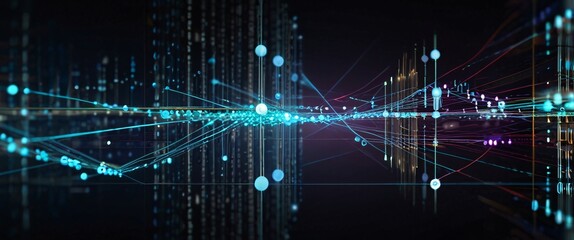 Abstract Digital Connections with Data and Blockchain Technology