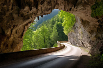 Wall Mural - road in the mountains