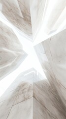 Poster - Abstract Architectural of Modern Building with Geometric Patterns and Bright Daylight
