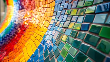 Poster - Colorful Mosaic Pattern