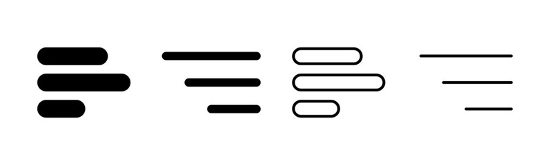 Menu Icon set. web menu icon. hamburger menu symbol