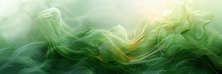 Wall Mural - Gradient abstract made with green and black. Abstract background or wallpaper