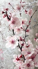 Wall Mural - pink cherry blossoms