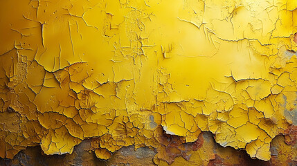 Wall Mural - abstract yellow textured background for a poster