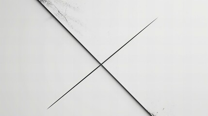 Wall Mural - simple, minimalistic, white background design pattern with straight lines intersecting