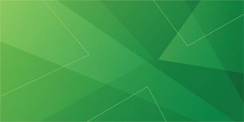 Wall Mural - green abstract background vector. modern abstract green geometric shapes on a green gradient backgro