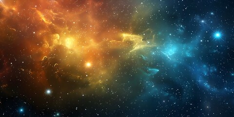 Wall Mural - vibrant spacethemed background with hig. concept space themed photoshoot, vibrant background, high-q