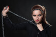 © zhagunov_a - Cute gothic woman in chains