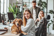 © Jelena - A pet dog in a business environment