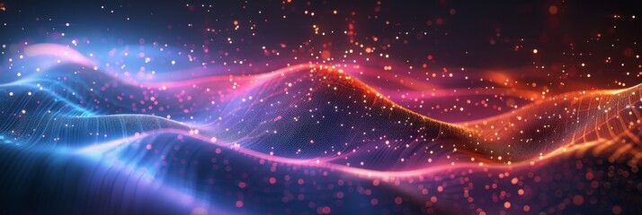 Dynamic Abstract Technology web Background with Particle Lines, abstract graphic, banner design, pattern design, web background template