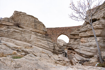 Wall Mural - Rocky Bridge in Sille Town, Konya, Turkiye