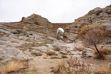 Wall Mural - Rocky Bridge in Sille Town, Konya, Turkiye