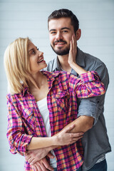 Wall Mural - Happy couple