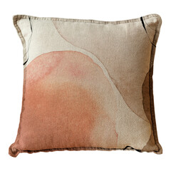 Wall Mural - Pillow cushion png mockup in marble prints interior design