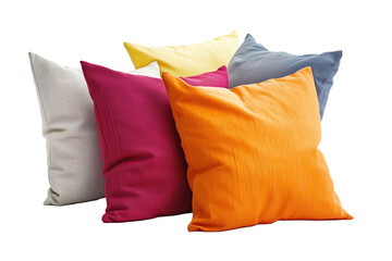 Wall Mural - A row of pillows with different colors and patterns