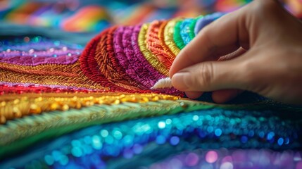 Celebrating Diversity: Vibrant Rainbow Pride Embroidery Designs to Honor and Support the LGBTQ+ Community