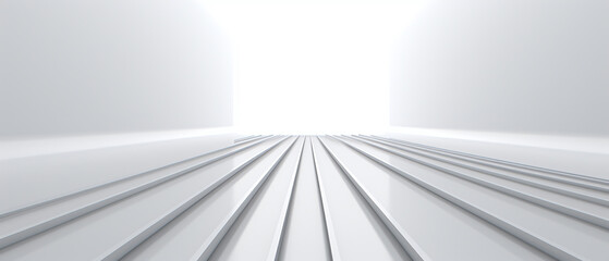 Wall Mural - Straight lines extending across a simple clean canvas.