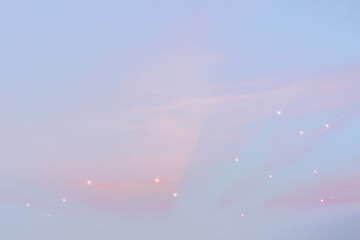 Wall Mural - sky png in starry night transparent background