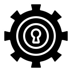 Poster - Perfect design icon of security setting

