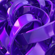 © Bushra - Intense purple twisted forms ideal for lively and exciting event graphics.