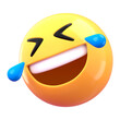 © Rawpixel.com - PNG 3D laughing emoticon sticker, transparent background