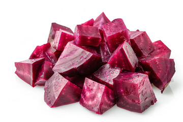 Wall Mural - a pile of beets on a white surface