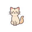 © NatthaponG21 - Cat transparent, cute cat, simple icon, can be used conveniently and easily.