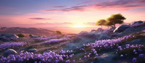 Aufkleber - flowers of spring coltfoots in twilight light. Creative banner. Copyspace image