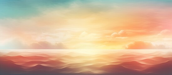Poster - defocused and abstract background from beautiful sunset and sunrise. Creative banner. Copyspace image