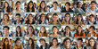 © vlntn - Collage of Many Smiling Students Portraits.