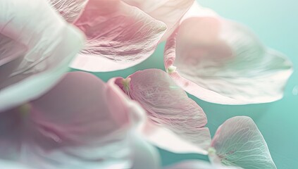 Wall Mural - a image of a close up of a flower with petals