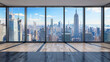 © standret - Stunning Manhattan skyline view from a modern office window