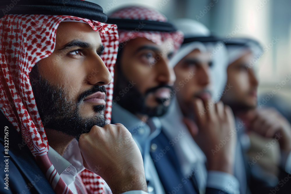 Generative AI picture Portrait of traditional arabian person people in ...