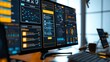 © Muhammad - A user interface designera??s workspace, with screens showing prototypes of a mobile app interface being tested and refined.