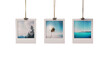© PNG Kingdom  - Polaroid photos on rope, retro