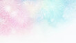 © NASYUKA - 水彩パステルカラーの花火のイラスト