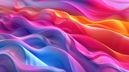 Vibrant Wave Pattern Background