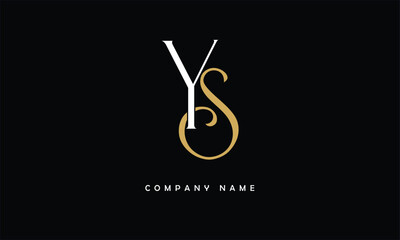 YS, SY, Y, S Abstract Letters Logo Monogram