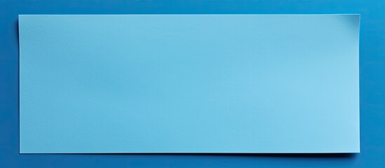 Aufkleber - paper note Blue color. copy space available