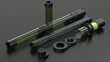 © Chano_1_na - 3D model of Convertible water pipes for travel and portability