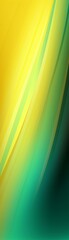 Wall Mural - Abstract gradient background with vibrant yellow and green colors, dynamic flowing lines, and smooth transitions. Perfect for creative designs.