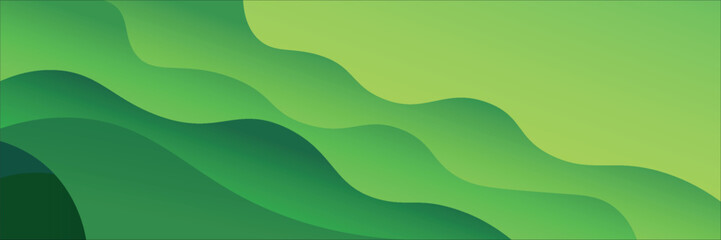 Flat shapeless abstract lime green electric blue yellow yellow background gradient wallpaper, vector.