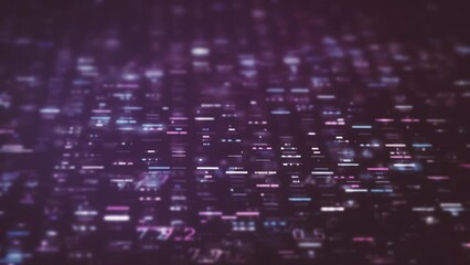Wall Mural - digital data technology background/ animation of an abstract digital data technology background with