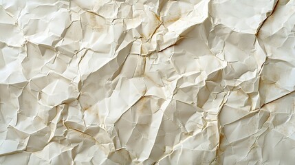 Poster - textured image that mimics crumpled paper in beige